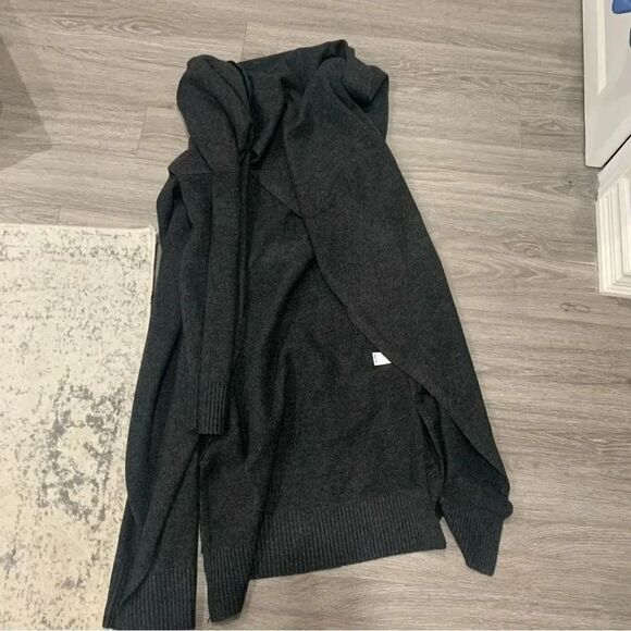 Dynamite  Heavenlyarn™  Long Cardigan Color: Lead Gray Size: M/L - Picture 2 of 2